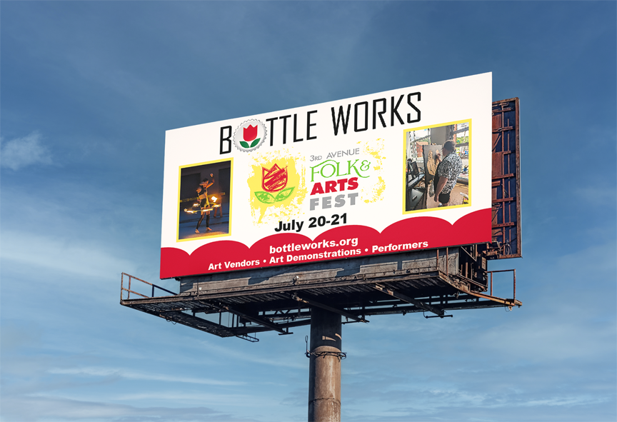Ethnic Arts Fest Billboard part I.